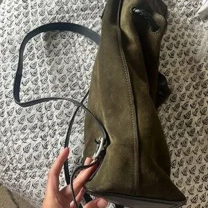 rag & bone | Bags | Rag And Bone Green Suede Loaner Backpack 
